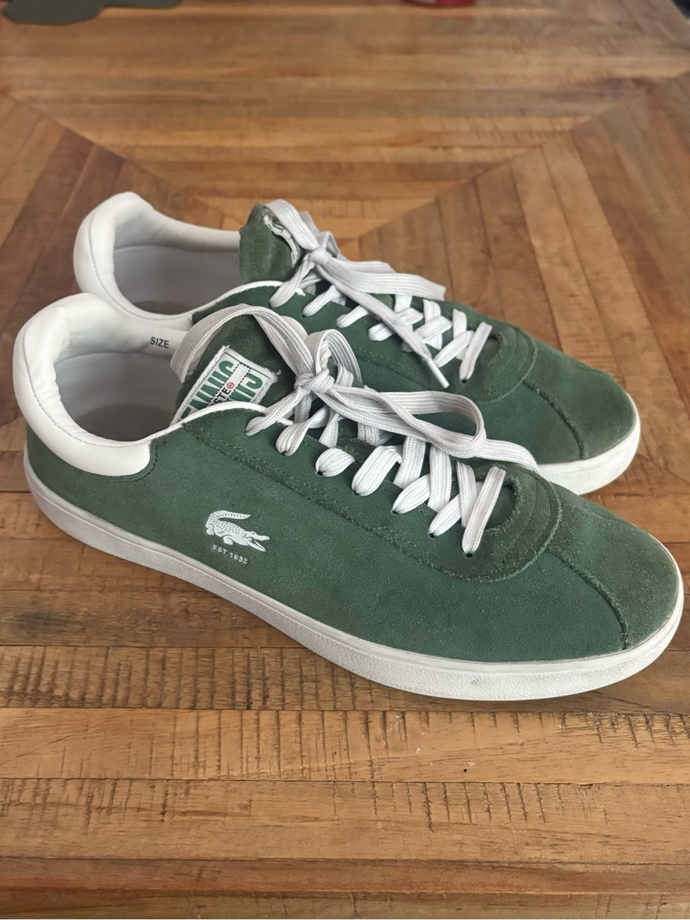 Lacoste Men's Base shot suede Sneakers size 9